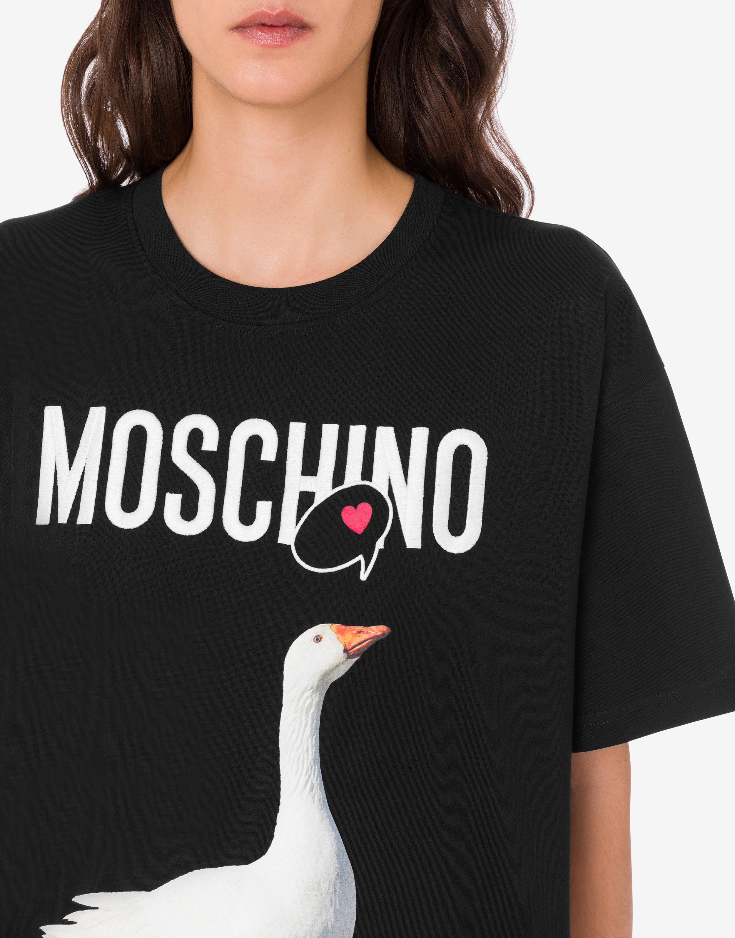 Goose organic cotton jersey T-shirt | Moschino