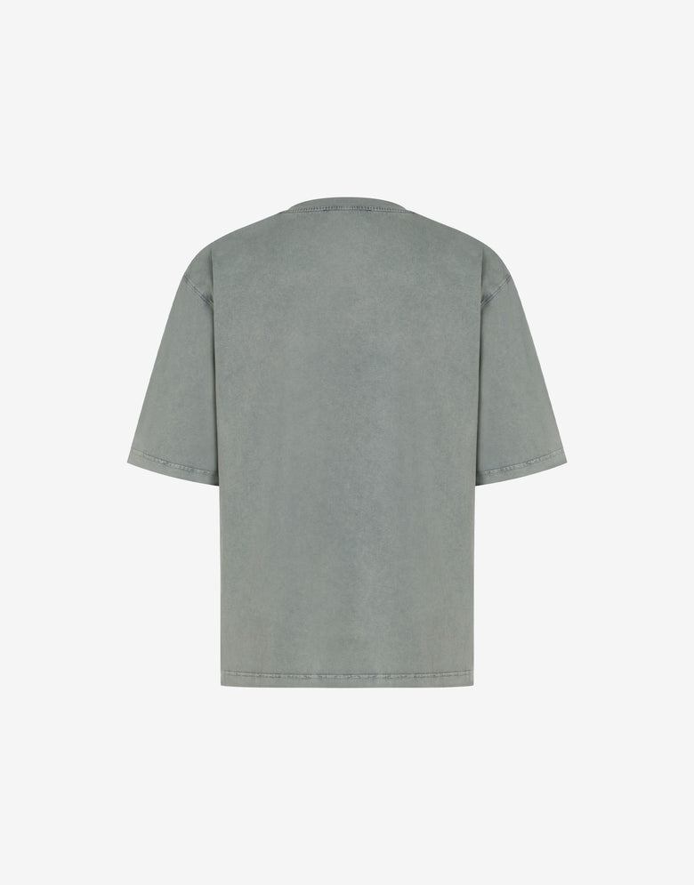 Laurel Crown organic cotton jersey T-shirt Grey Moschino 1