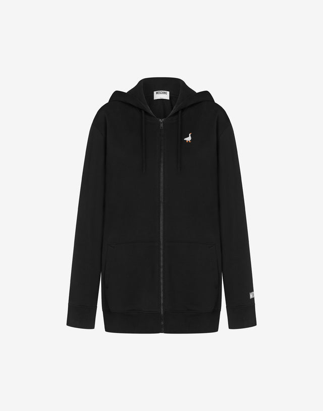 Goose organic cotton sweatshirt Black Moschino 0