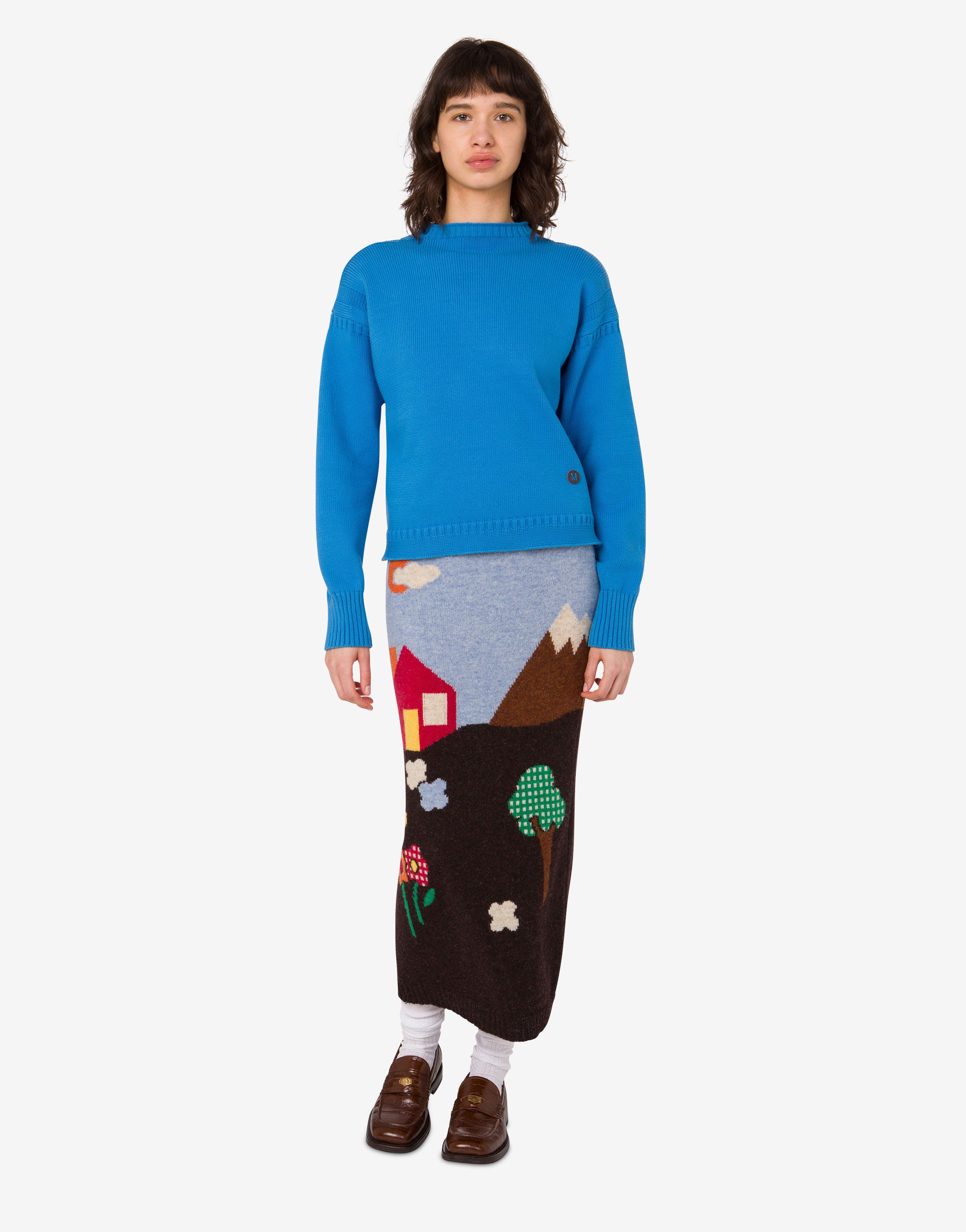 Shetland wool skirt Archive | Moschino