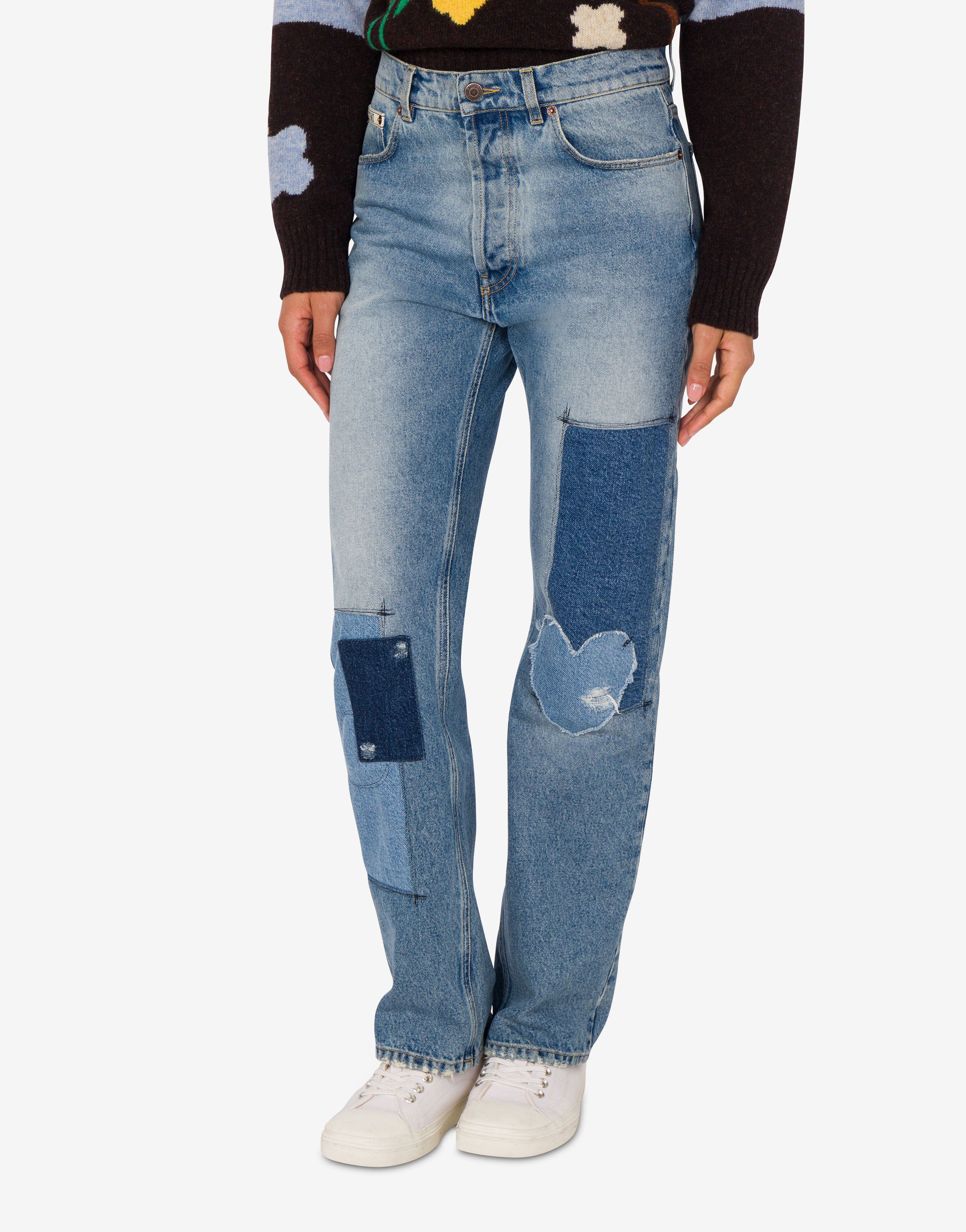 Patchwork denim pants | Moschino Patchwork denim pants | Moschino