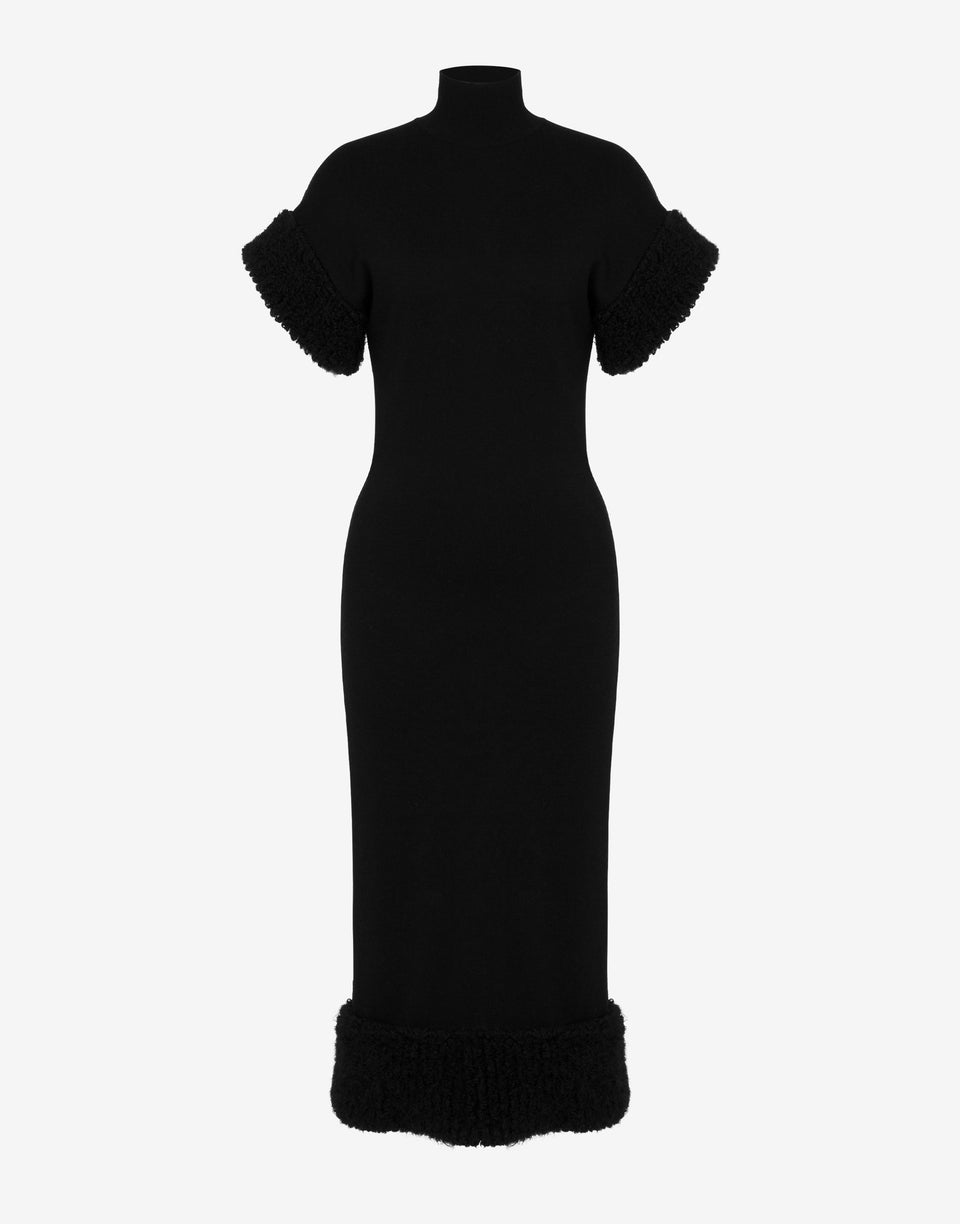 Vestido de mezcla de lana  Moschino 0