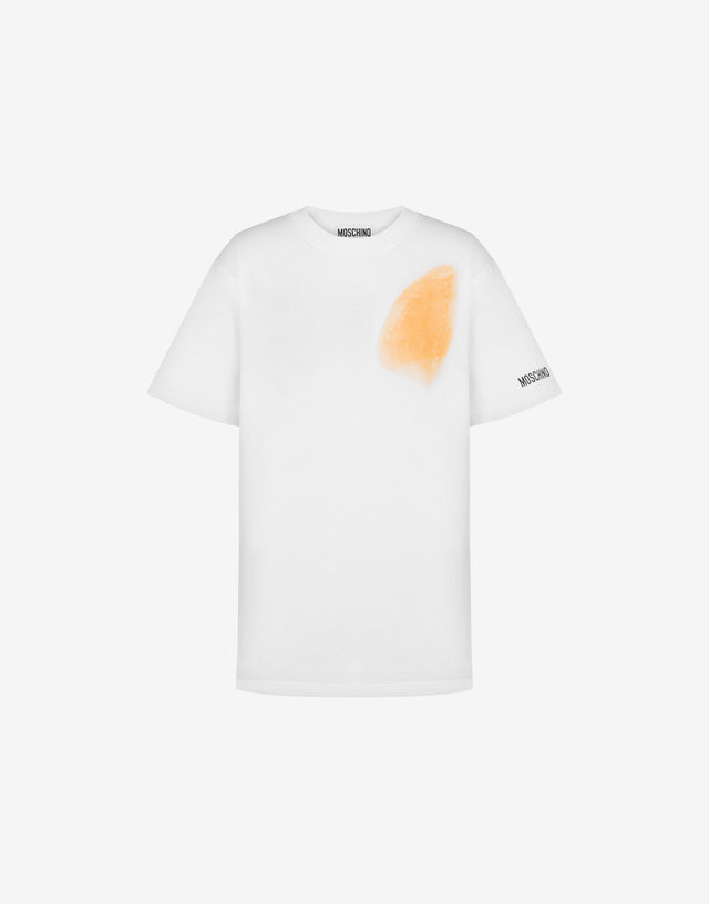 Organic cotton jersey T-shirt Archive White Moschino 0
