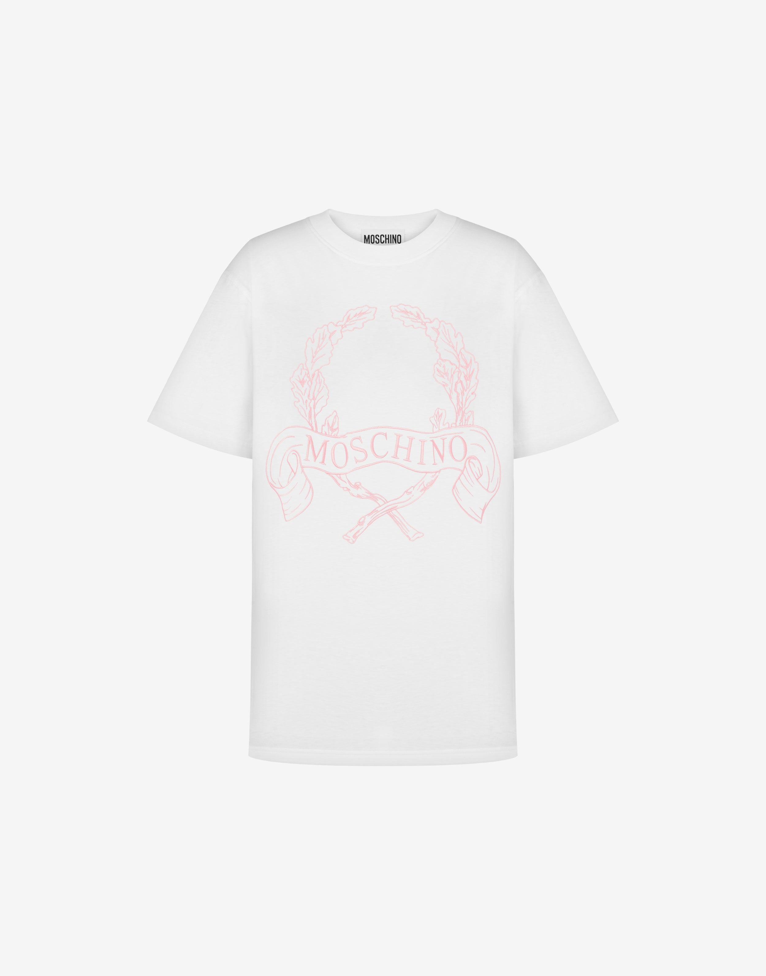 Organic cotton jersey T-shirt Laurel Crown | Moschino