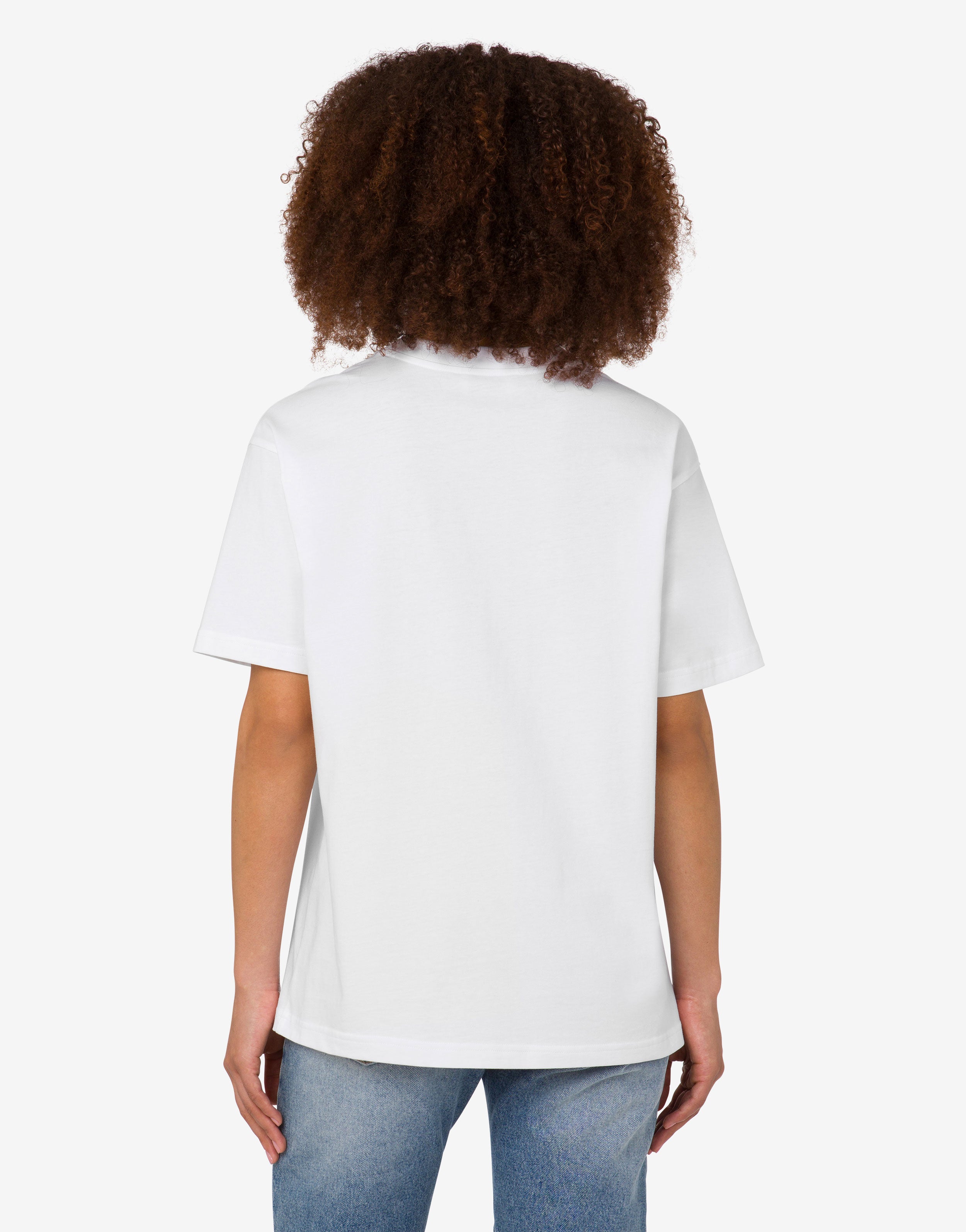 MOSCHINO ロゴプリント半袖Tシャツ ホワイト サイズL*ED24 MOSCHINO ロゴプリント半袖Tシャツ ホワイト サイズL*ED24 楽天