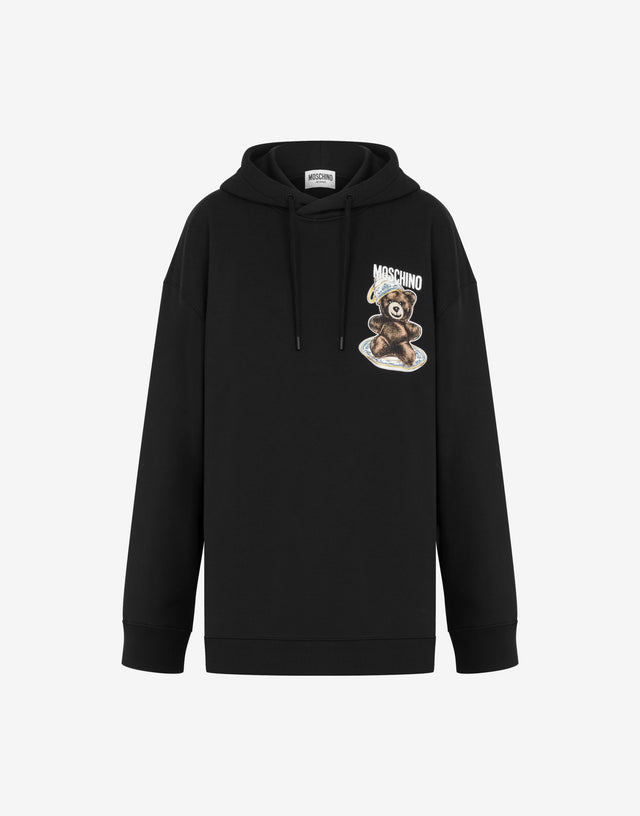 Moschino Teddy Bear Organic Cotton Sweatshirt Black Moschino 0