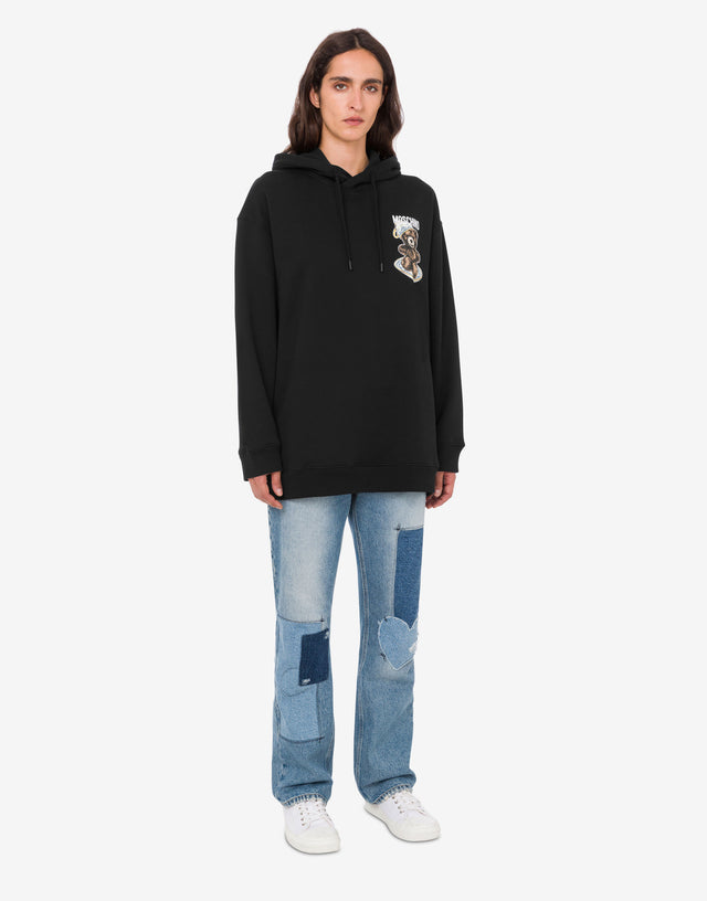 Moschino Teddy Bear Organic Cotton Sweatshirt Black Moschino 1