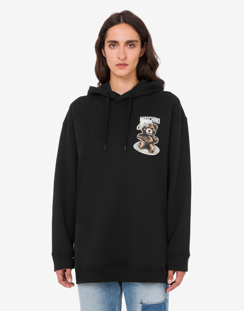Moschino Teddy Bear Organic Cotton Sweatshirt Black Moschino 2