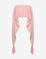 Gauzy mohair hood