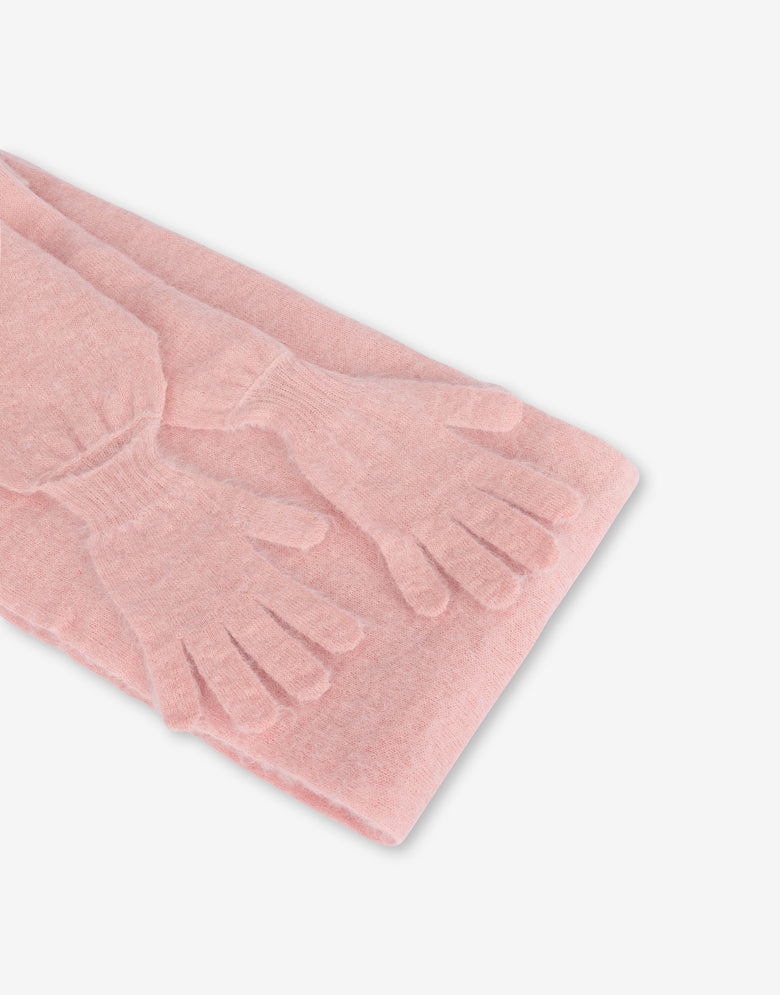 Gauzy mohair hood Rosa cipria Moschino 2