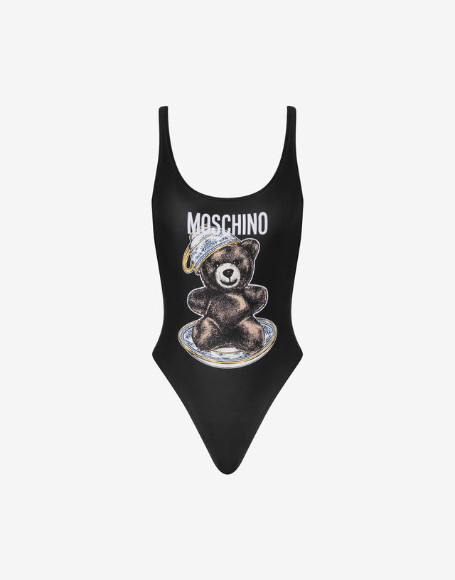 One-piece swimsuit Moschino Teddy Bear Black Moschino 0