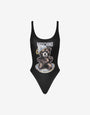 Einteiliger Badeanzug Moschino Teddybär