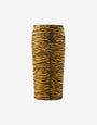 Gonna in gabardina di cotone stretch stampata