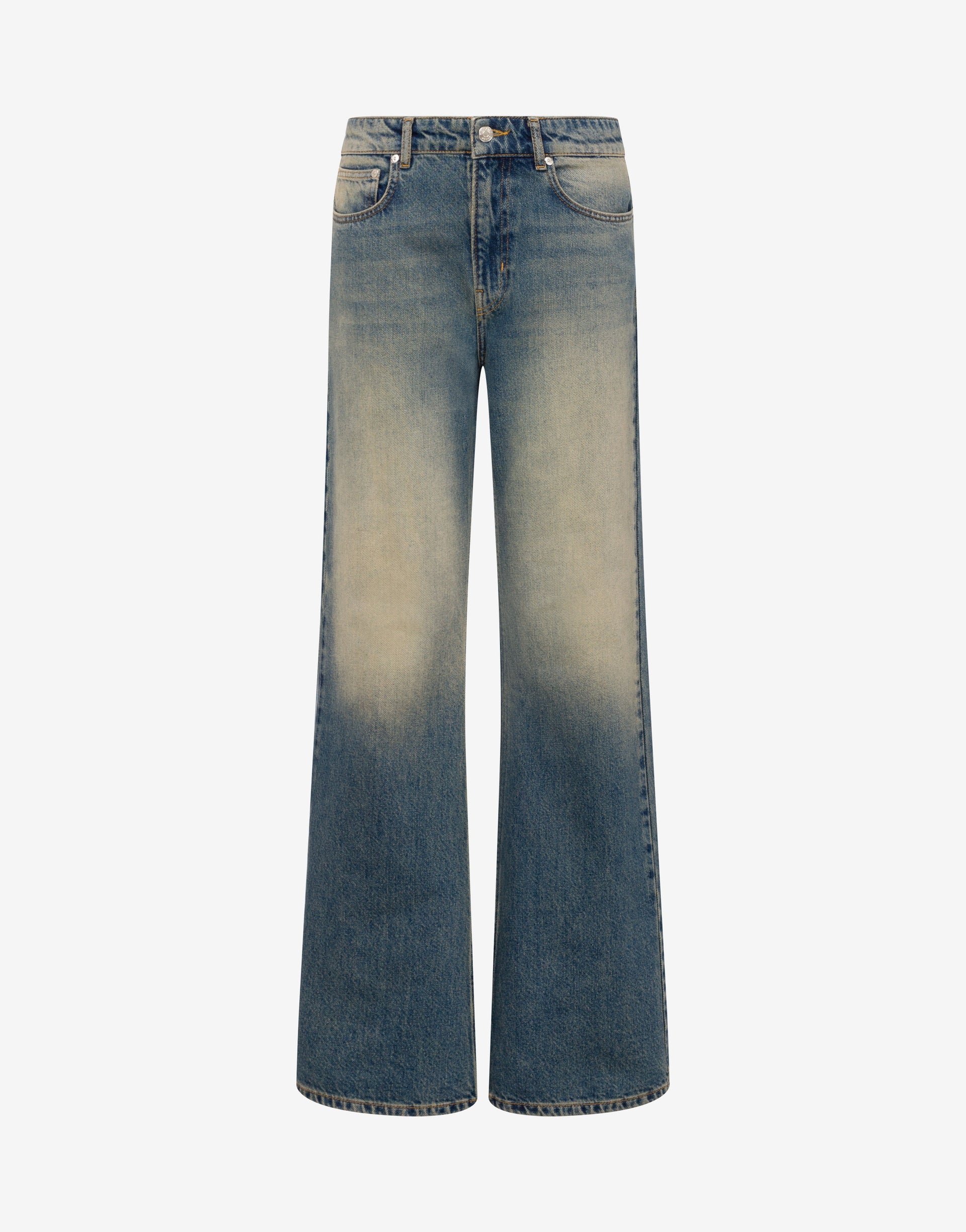 Schlaghose aus Baumwoll-Denim Moschino Jeans Moschino DE