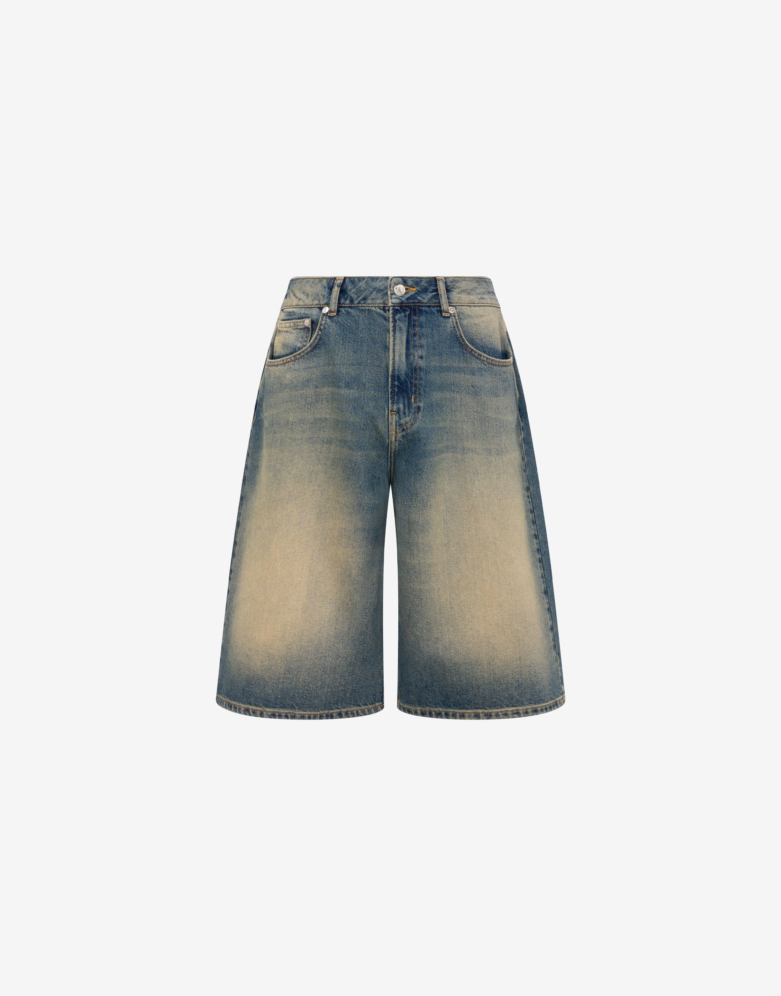 【関税&送料込】Moschino Jeans Cotton Shorts Cotton denim bermuda shorts Moschino Jeans | Moschino