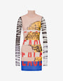 Printed tulle dress