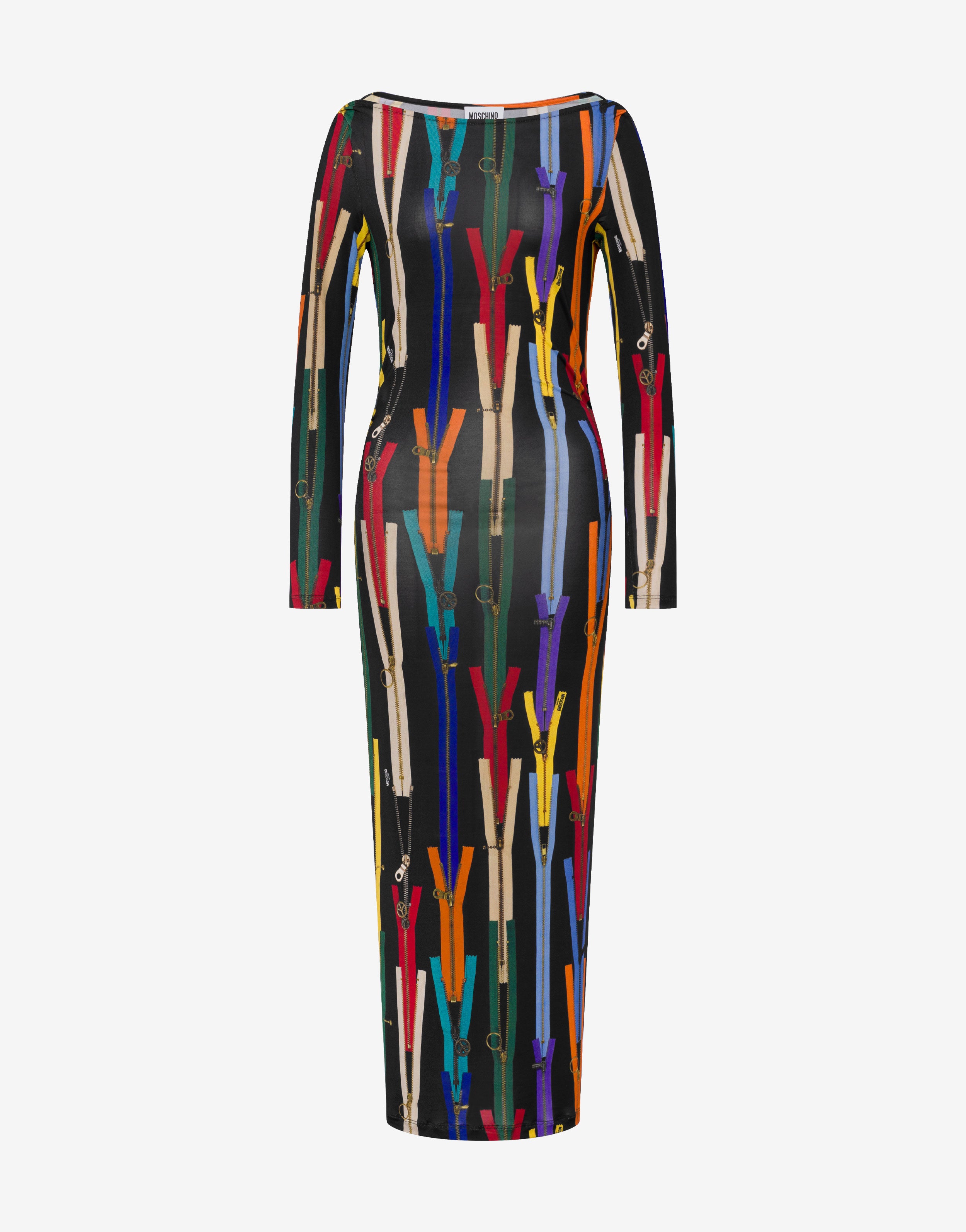 Vestido em jersey estampado