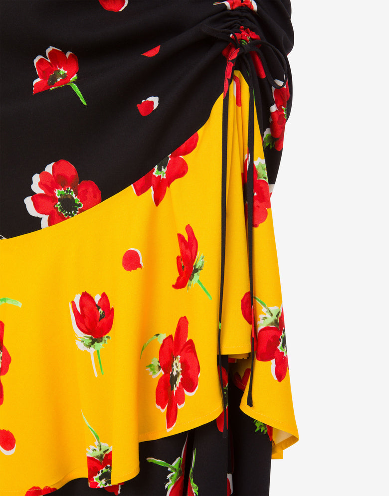 Vestido midi estampado Negro Moschino Jeans 3