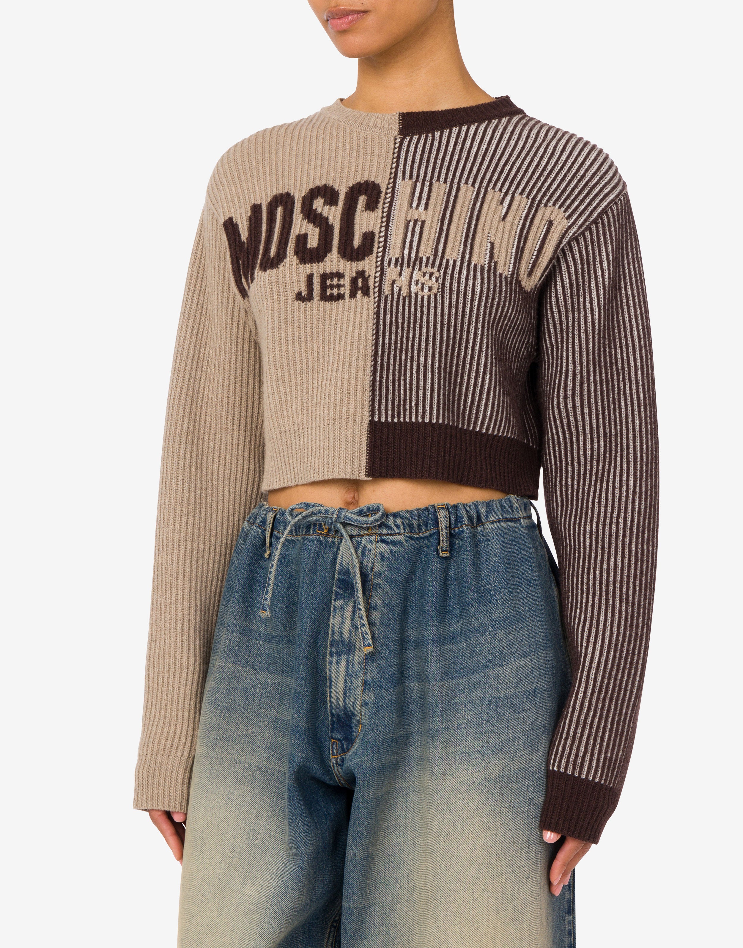 MOSCHINO JEANS ストライプセーター MOSCHINO JEANS ストライプセーター
