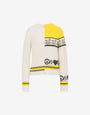 Pullover in misto lana intarsiato