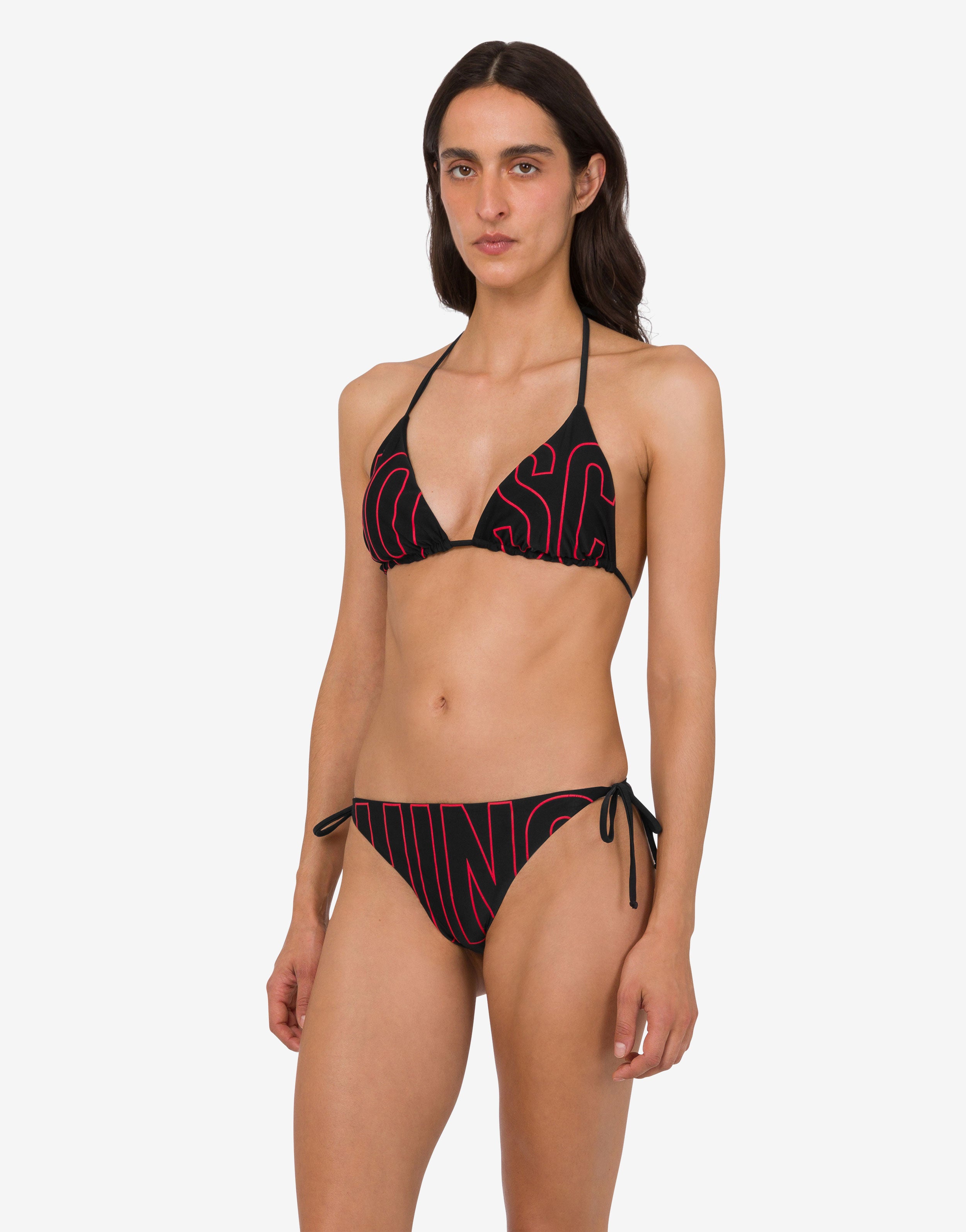 Printed lycra bikini top | Moschino