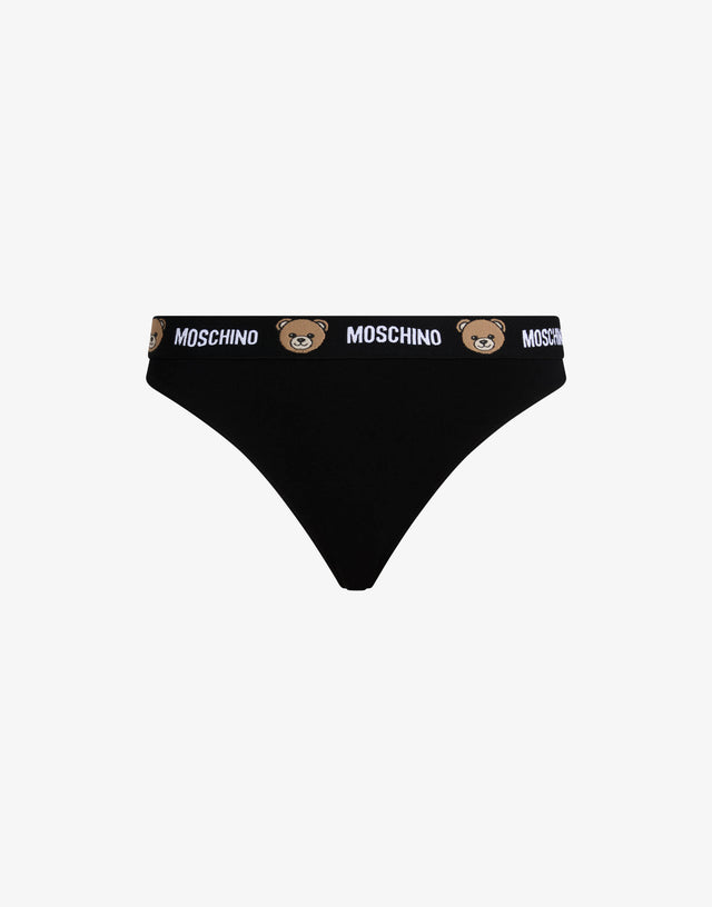 纯棉针织内裤 黑色 Moschino 0