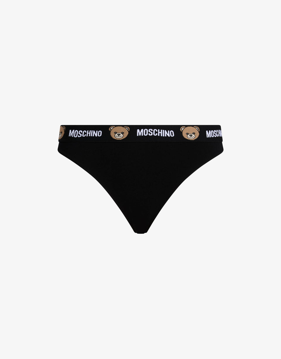 纯棉针织内裤 黑色 Moschino 0