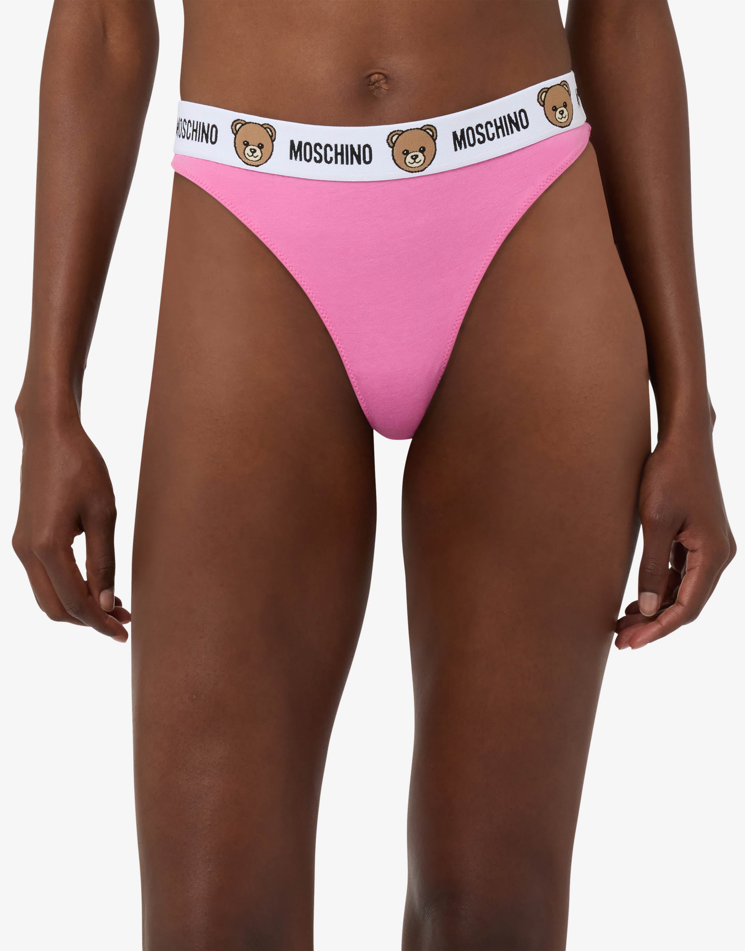 Set of 3 stretch cotton jersey briefs | Moschino
