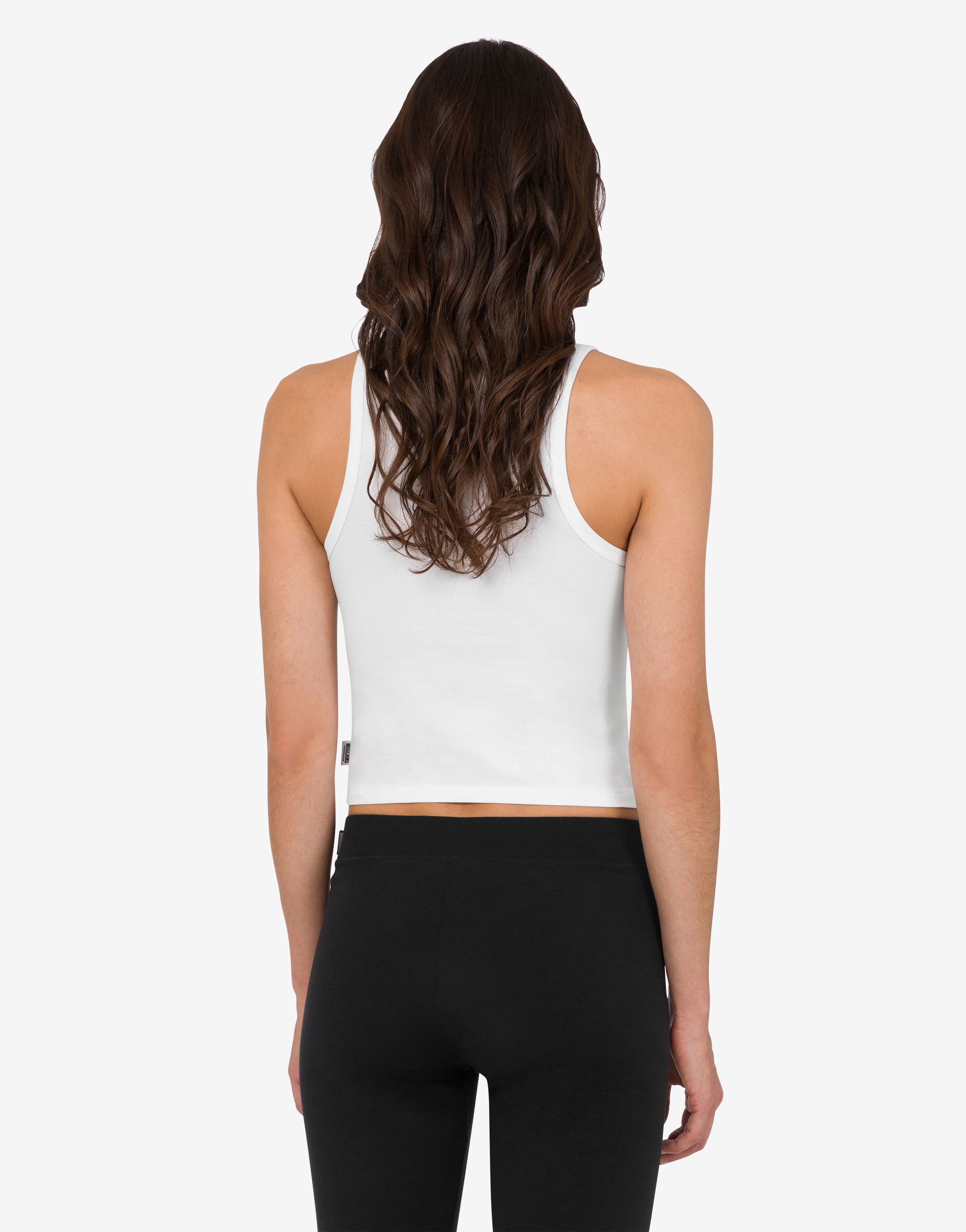 Moschino Teddy Bear stretch cotton jersey top | Moschino Moschino Teddy Bear stretch cotton jersey top | Moschino