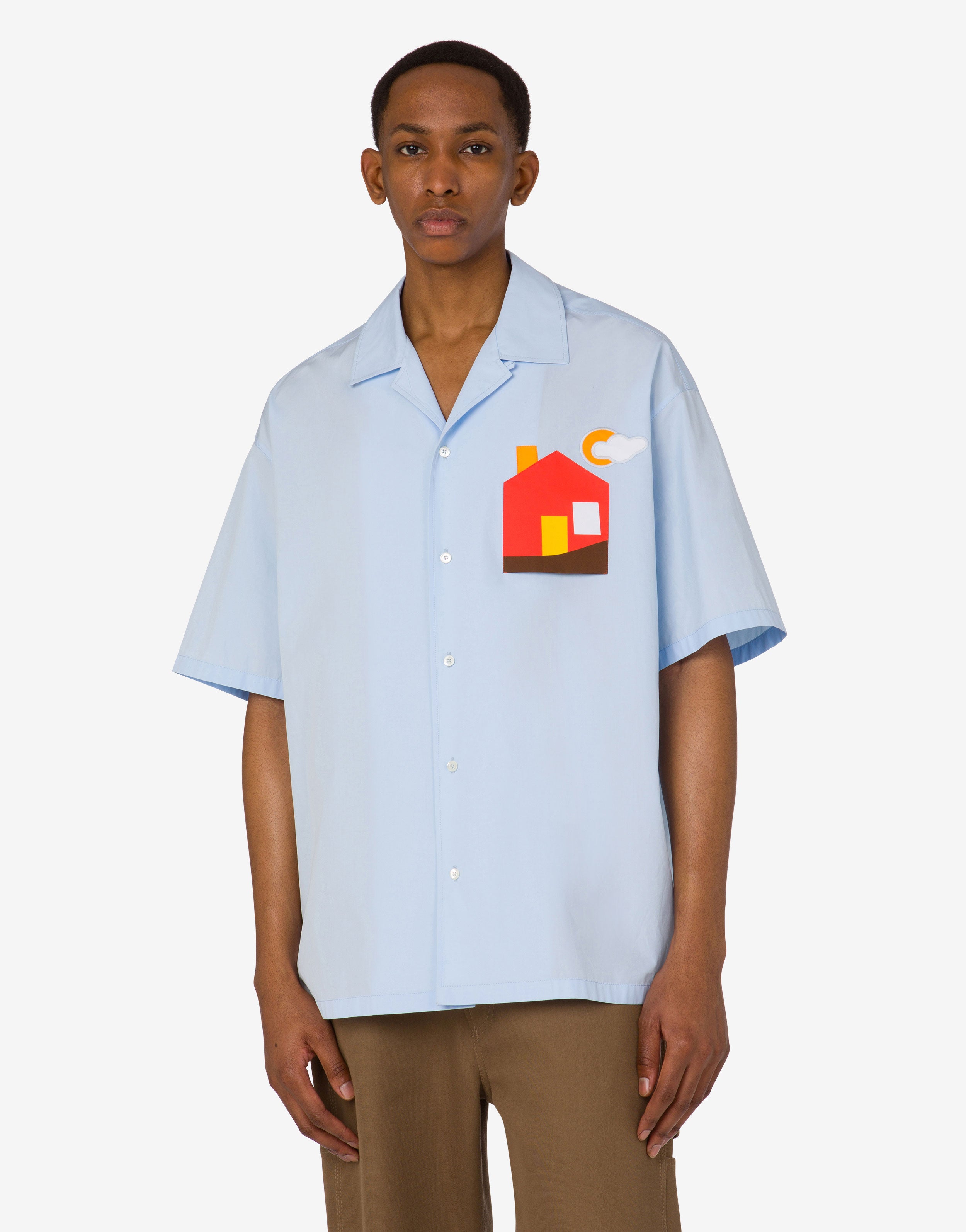 トップス misha&puff Sweethear Shirt 3Y Cotton poplin shirt Archive | Moschino