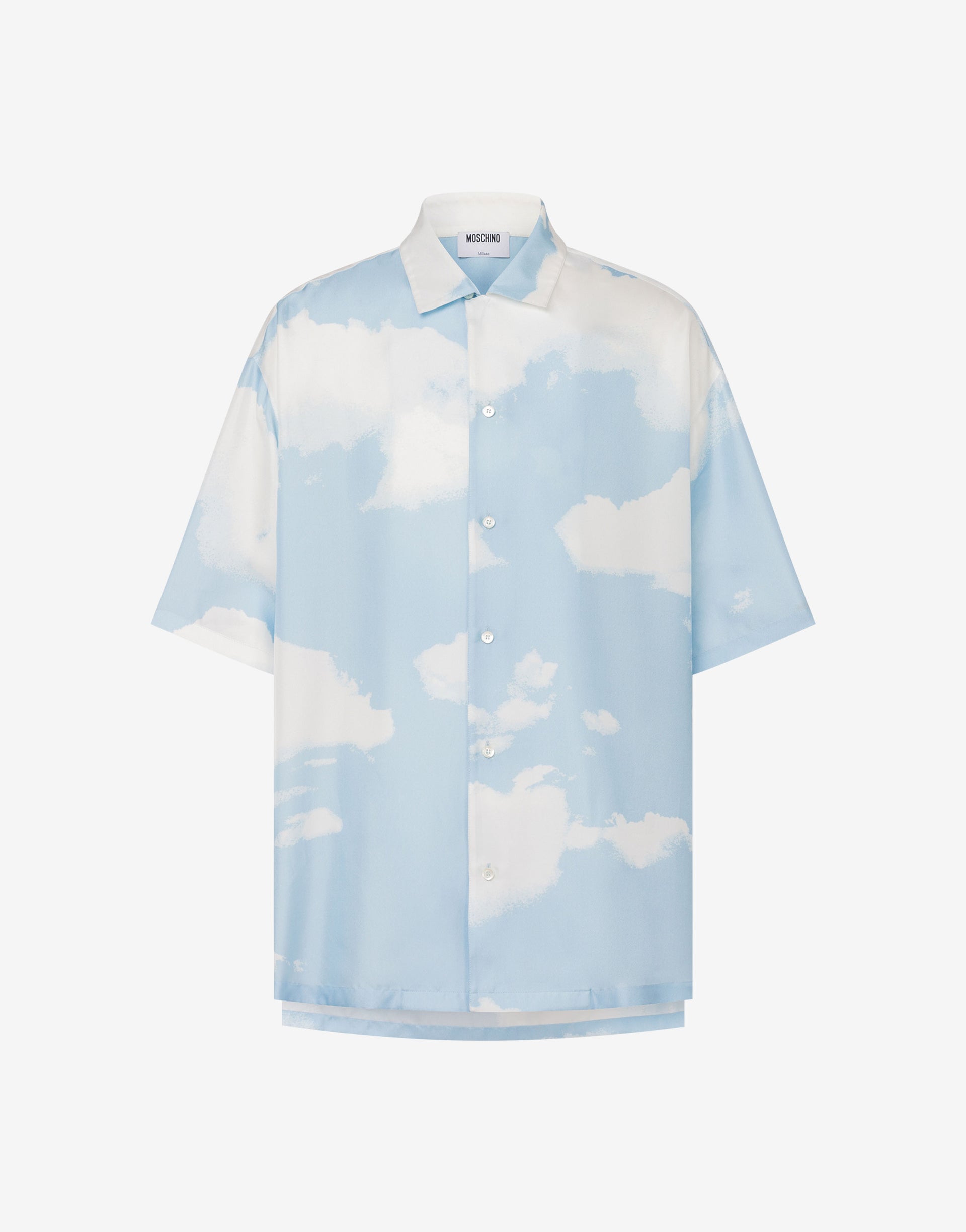 Silk twill shirt Archive Clouds Moschino - Main Image