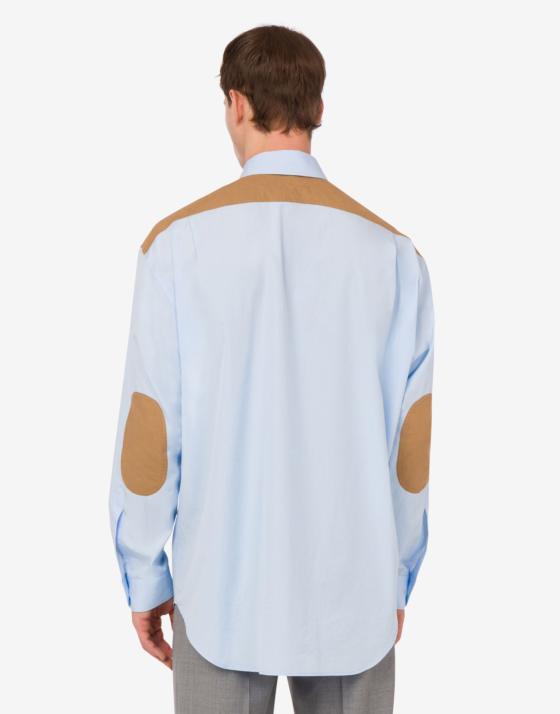 Chemise en popeline de coton imprimée Moschino FR