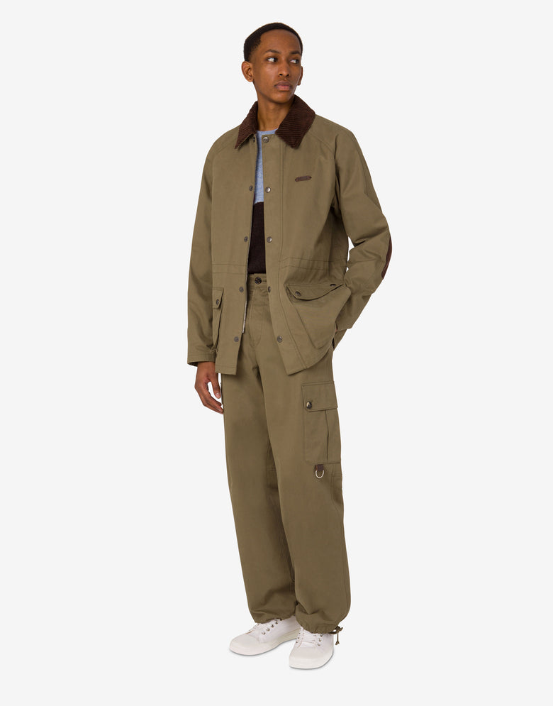 Diagonale Hose aus Baumwolle Tabak Moschino 4