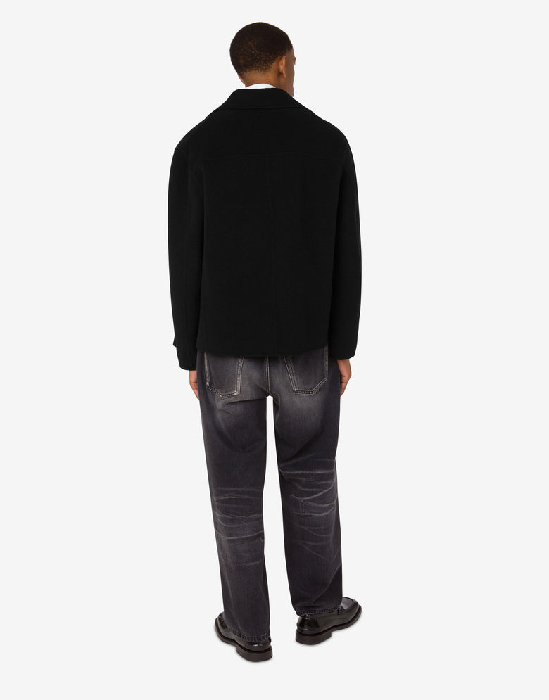 Giacca in panno di lana Laurel Crown