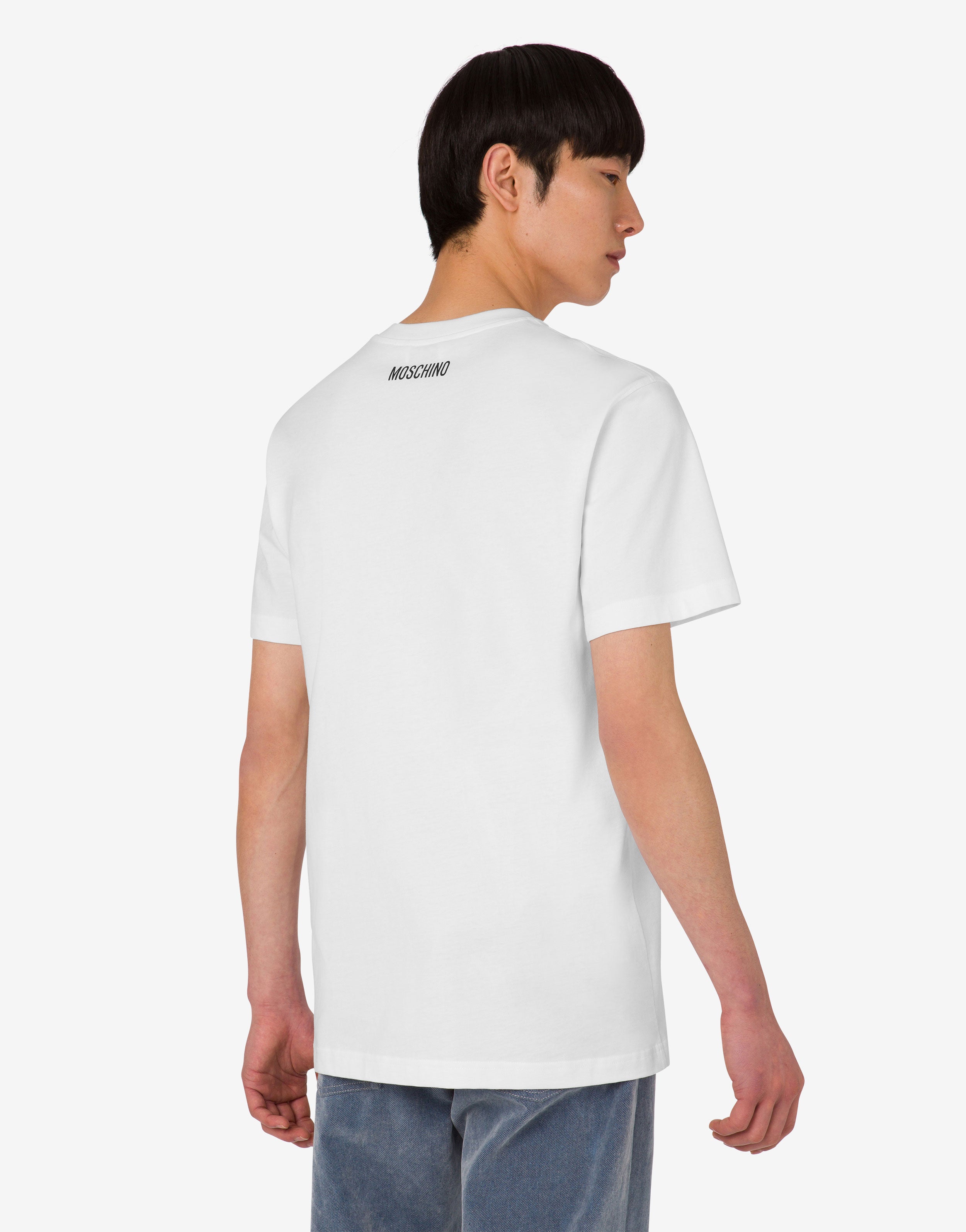 Organic cotton jersey T-shirt Archive | Moschino