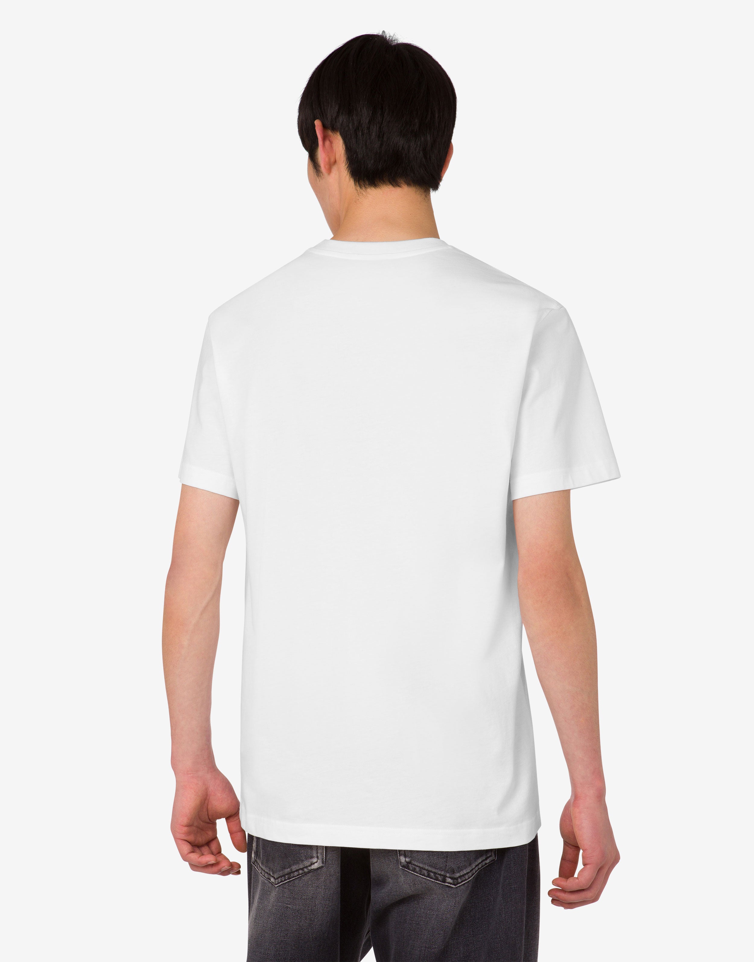 Printed organic cotton jersey T-shirt | Moschino