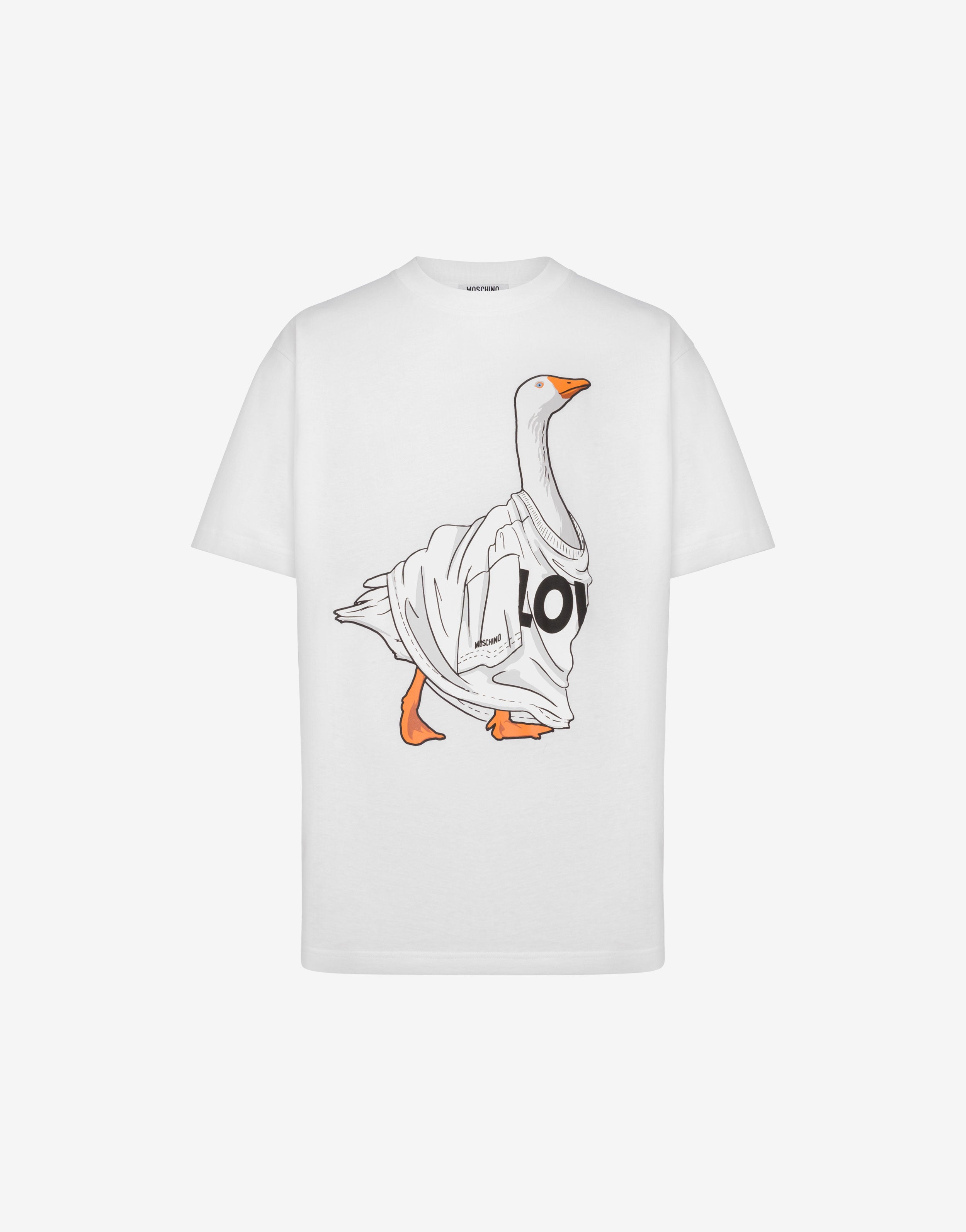 Organic cotton jersey T-shirt Goose