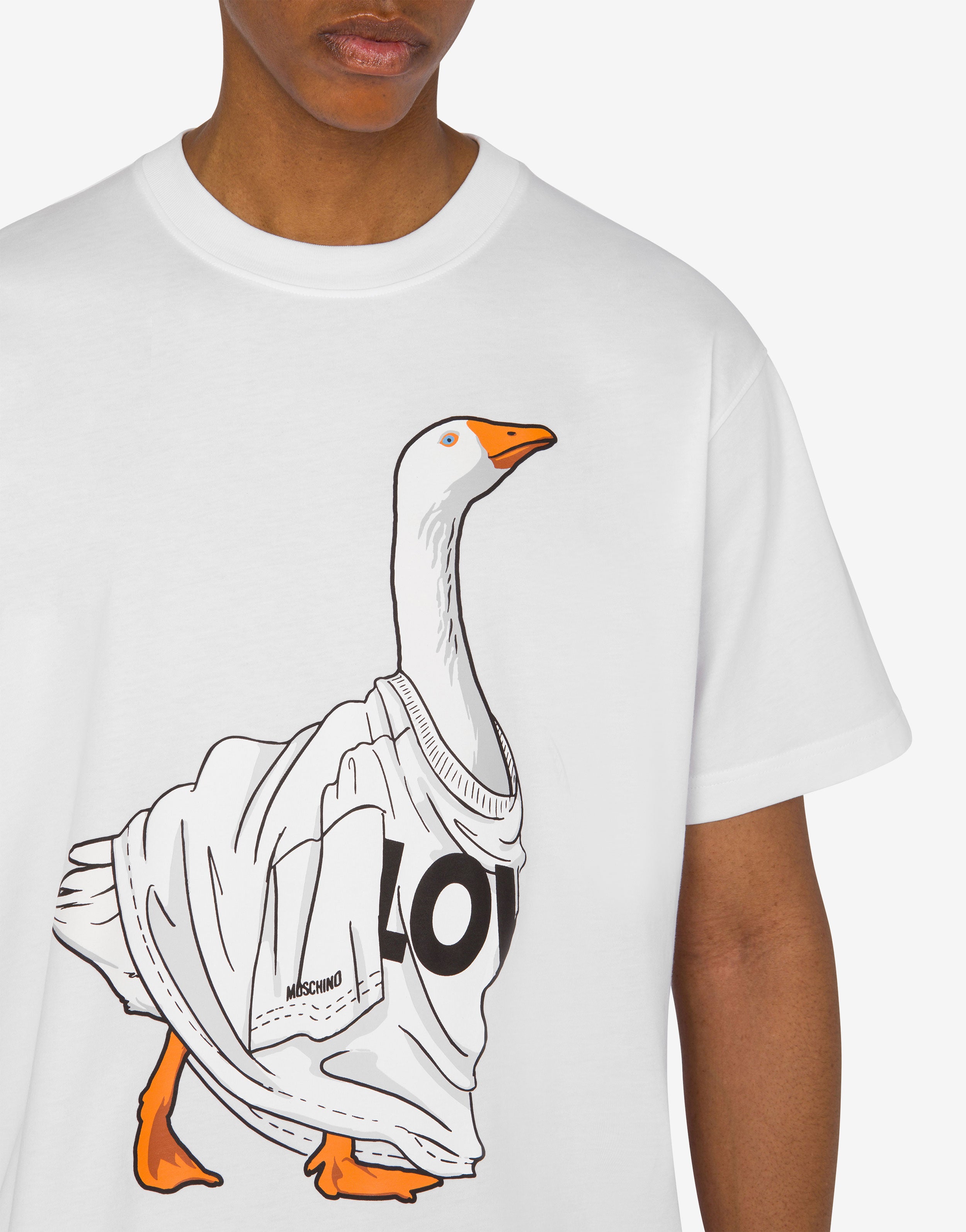 Organic cotton jersey T-shirt Goose | Moschino
