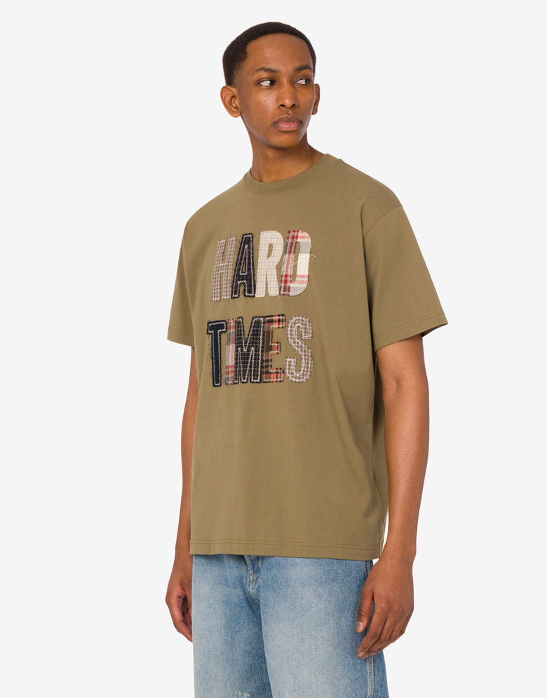 T-shirt en jersey de coton biologique brodé Tobacco Moschino 2