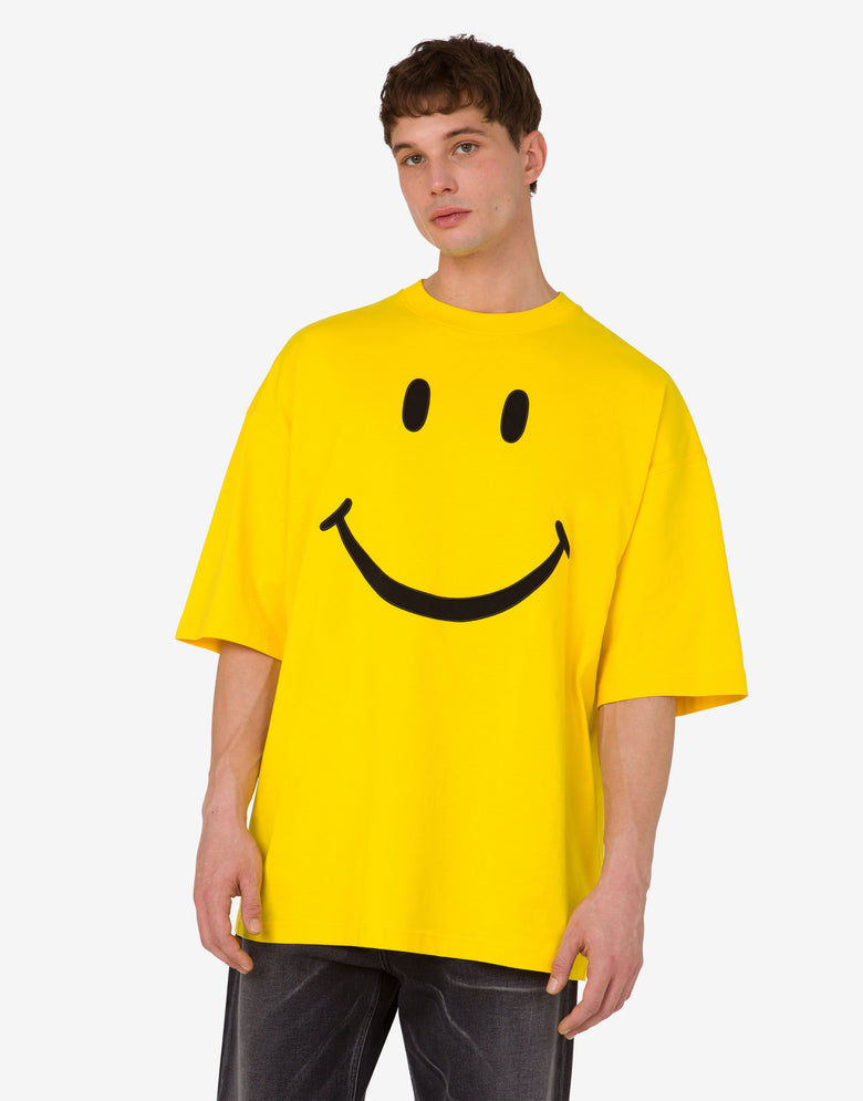 T-Shirt aus Bio-Baumwoll-Jersey Smiley® Gelb Moschino 2