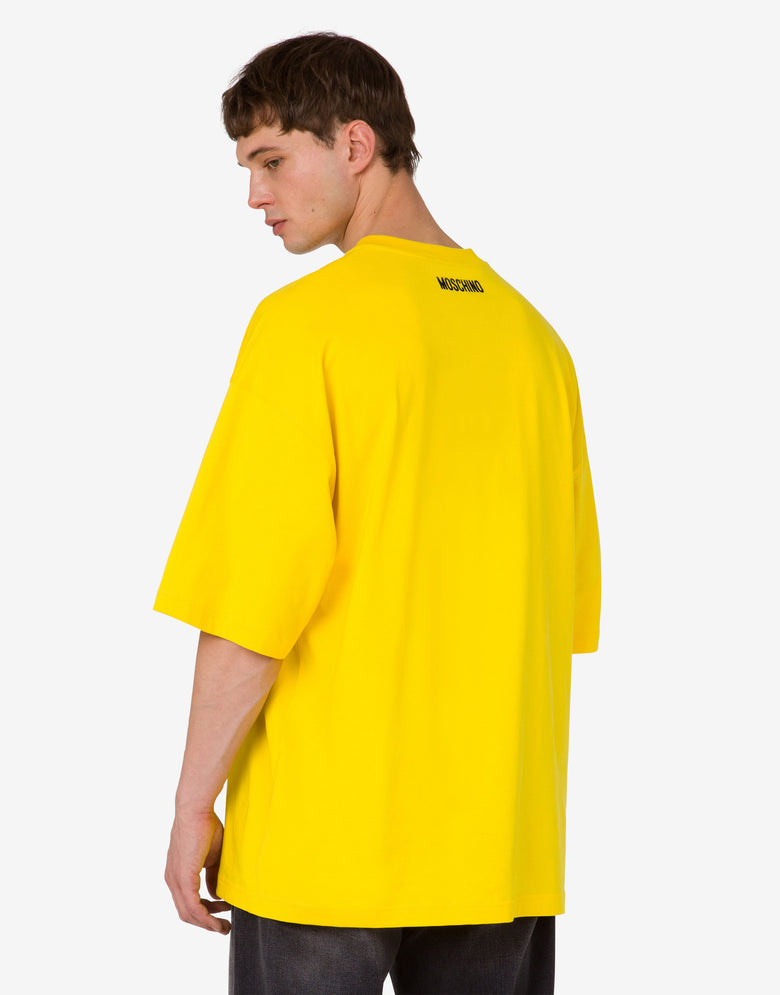 T-Shirt aus Bio-Baumwoll-Jersey Smiley® Gelb Moschino 3