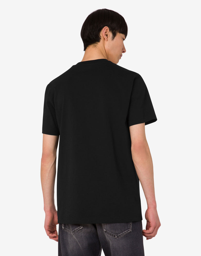 Embroidered organic cotton jersey T-shirt  Moschino 3