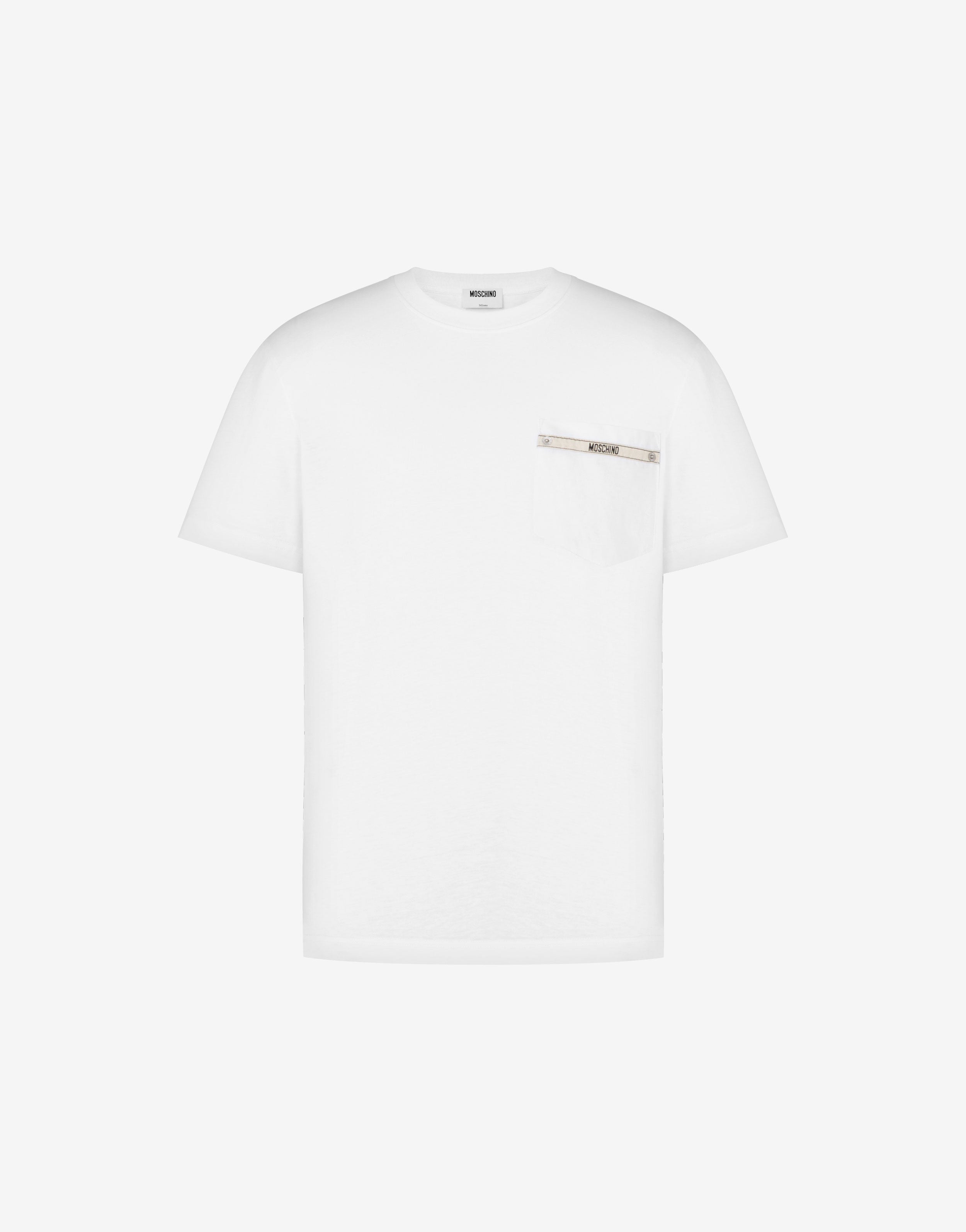 Embroidered organic cotton jersey T-shirt