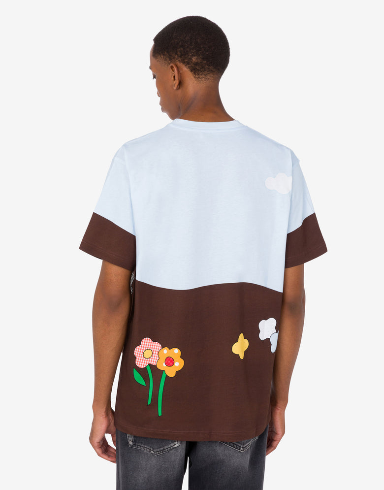 Organic cotton jersey T-shirt Archive Multicoloured Moschino 3