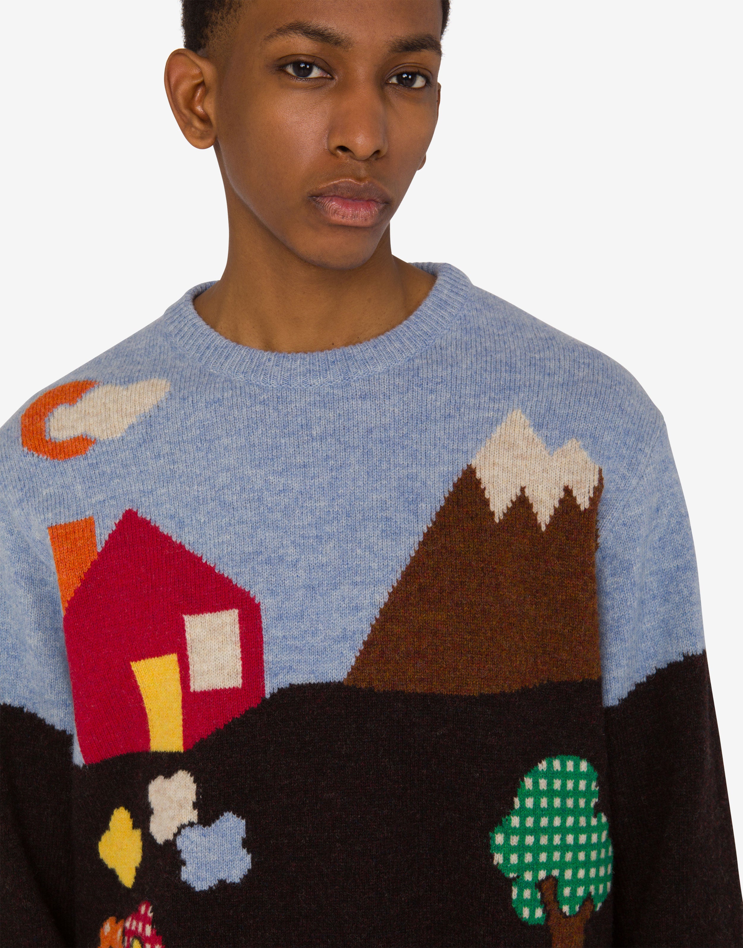 Shetland wool pullover Archive | Moschino