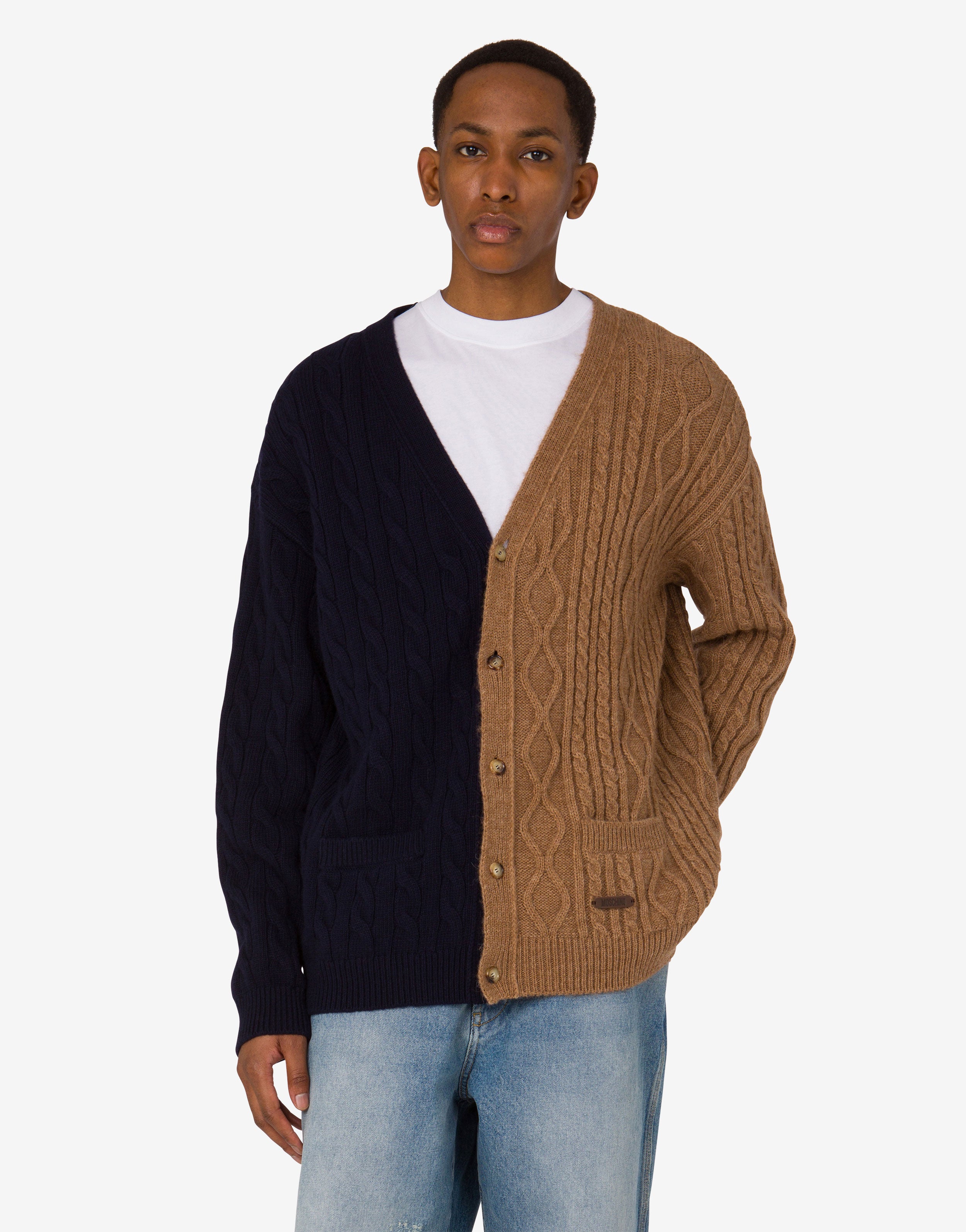 Alpaca blend cardigan | Moschino