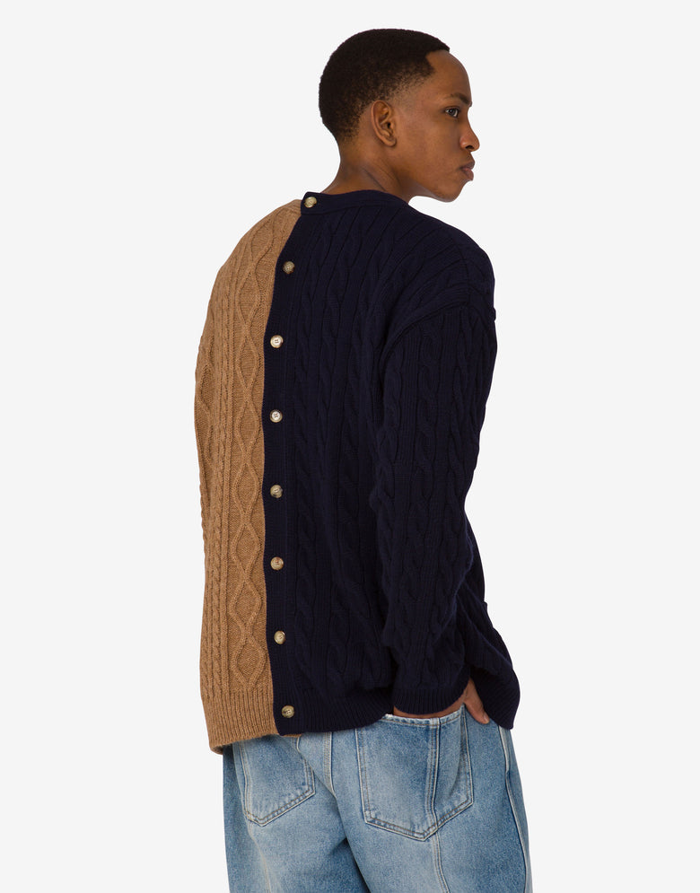 Alpaca blend cardigan Tan Moschino 3