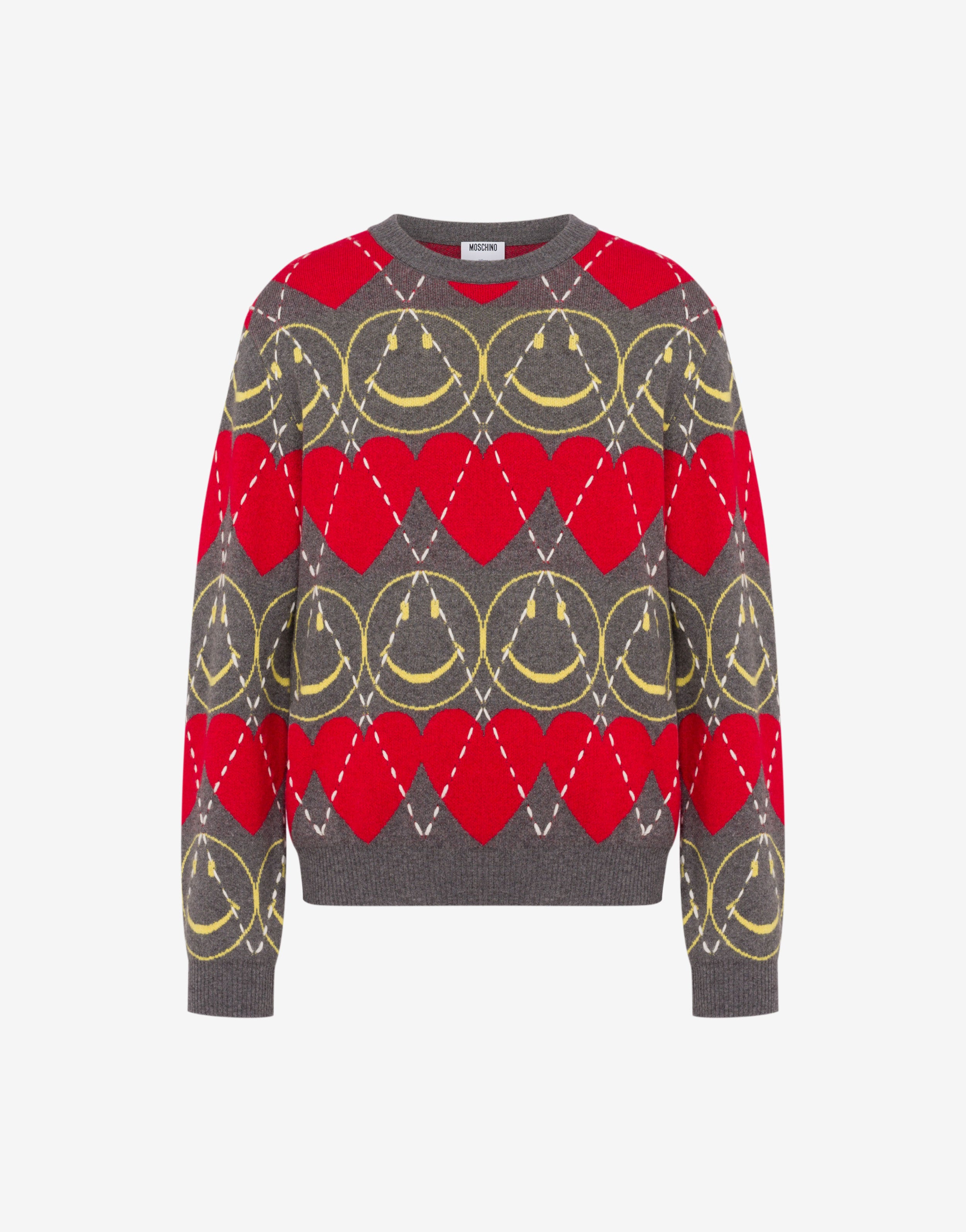 Pullover in misto lana Smiley®