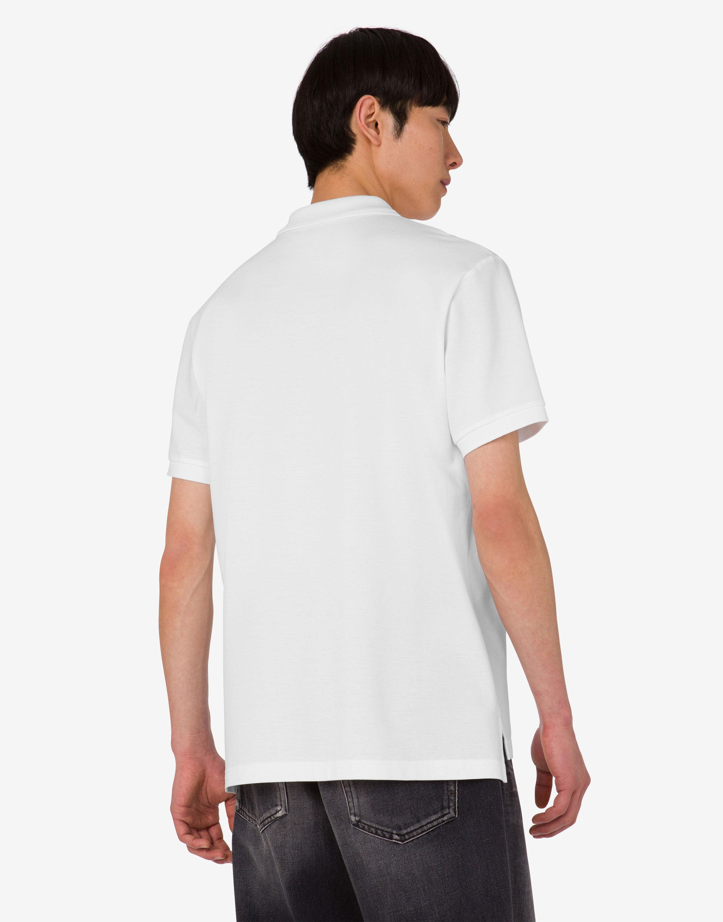 Cotton pique polo shirt Laurel Crown | Moschino