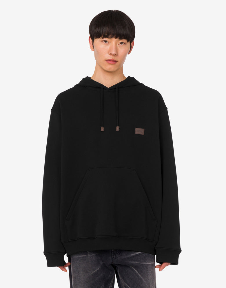 Organic cotton hoodie Black Moschino 2